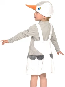Карнавальный костюм «Цапля» (плюш) детский