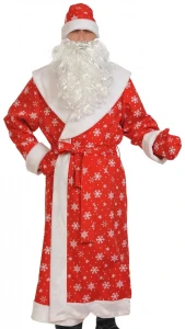 Новогодний костюм «Дед Мороз» (лайт) для взрослых