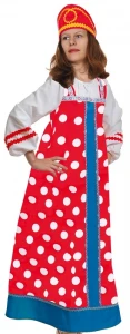 Карнавальный костюм «Аленушка» (в красном) для взрослых