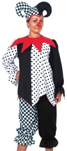 Карнавальный костюм Клоунесса «Джокер» для взрослых