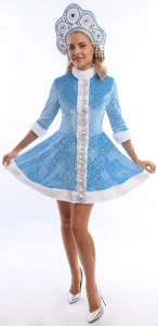 Карнавальный костюм Снегурочка «Лиза» для взрослых