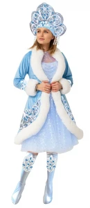 Карнавальный костюм Снегурочка «Боярская» для взрослых