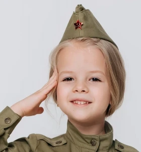 Военный костюм «Солдатка» (хлопок) для девочек
