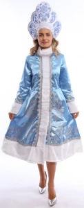 Карнавальный костюм Снегурочка «Волшебная» для взрослых