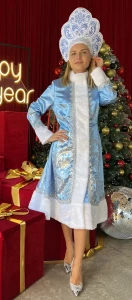 Карнавальный костюм Снегурочка «Волшебная» для взрослых