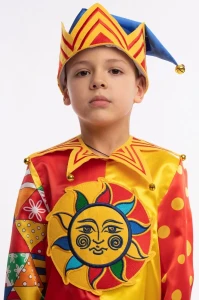 Маскарадный костюм «Петрушка» детский