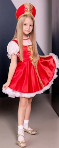 Детский карнавальный костюм «Забава» для девочек