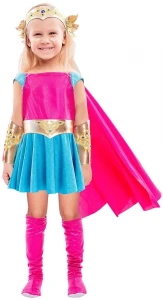 Детский карнавальный костюм «Супер Ника» для девочек