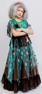 Карнавальный костюм «Кикимора» для девочек