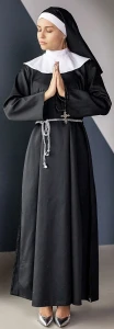 Карнавальный костюм «Монашка» женский