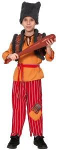 Карнавальный костюм «Разбойник» с дубиной для мальчиков