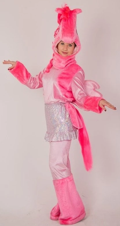 Карнавальный костюм Пони Пинки Пай в маске, рост 128 см фото