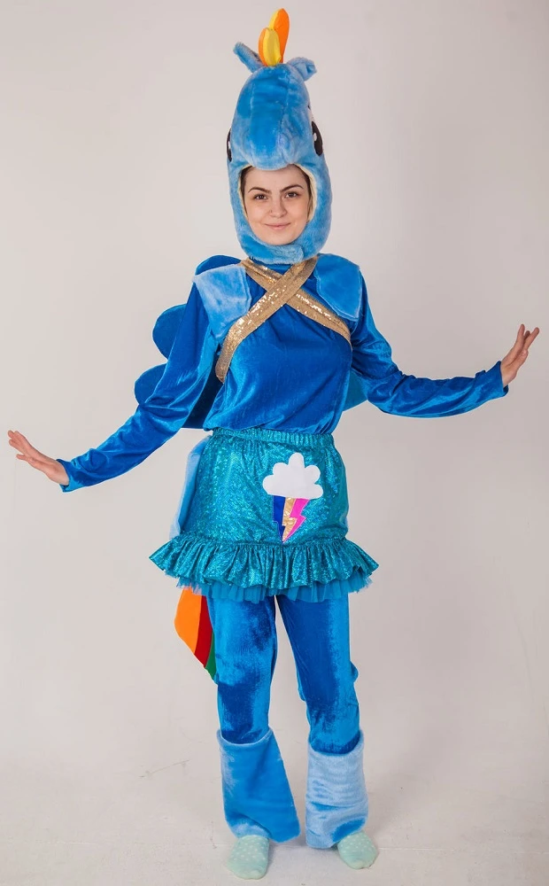 Карнавальный костюм Пони Радуга Дэш, рост 116 см, отзывы