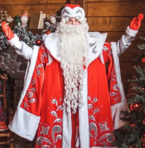 Аниматорский костюм «Дед Мороз» (красный) мужской