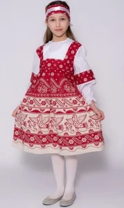 Русский Народный костюм «Купонный» для девочек