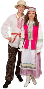 Карнавальный костюм «Белорусский» мужской