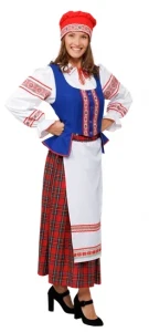 Карнавальный костюм Национальный «Белорусский» женский