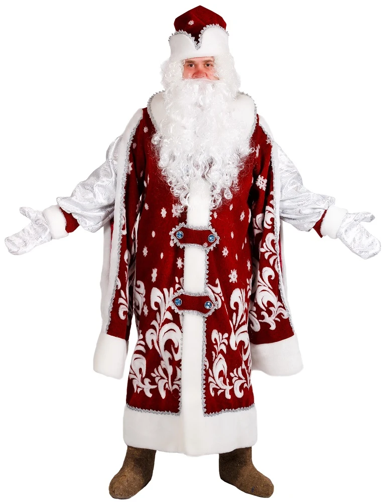 Новогодний костюм Дед Мороз «Царский» для взрослых