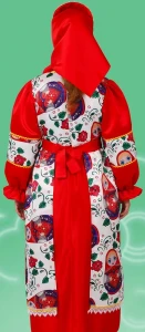 Карнавальный костюм «Матрешка» женский