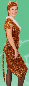 Карнавальный костюм «Тигрица» женский