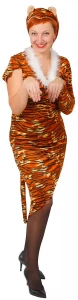 Карнавальный костюм «Тигрица» женский