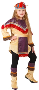 Карнавальный костюм «Индианка» для девочек