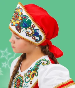 Карнавальный костюм «Калинка» для девочек