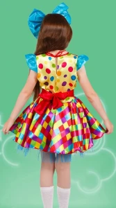 Маскарадный костюм «Клоунесса» для девочек