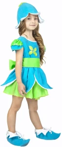 Карнавальный костюм Цветок «Колокольчик» для девочек