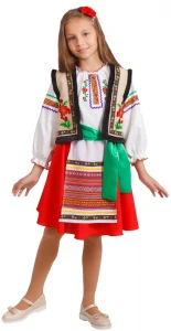 Детский Национальный костюм «Молдаванский» для девочек