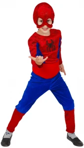 Карнавальный костюм «Человек Паук» (красный) детский