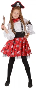 Маскарадный костюм «Пиратка» для девочек