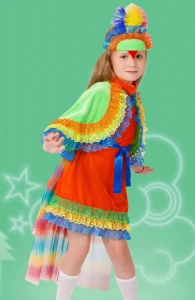 Карнавальный костюм Попугай «Рита» для девочек