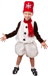 Карнавальный костюм Снеговик «Снежок» детский