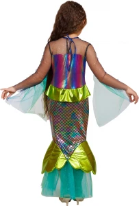 Карнавальный костюм Русалочка «Морская» (с ободком) для девочек