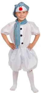 Новогодний костюм «Снеговик» детский