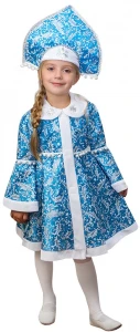 Карнавальный костюм «Снегурочка-Внучка» для девочек