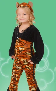 Карнавальный костюм Тигрица «Анфиса» для девочек