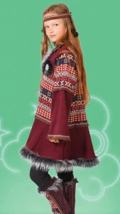 Детский Национальный костюм «Эскимоска» для девочек
