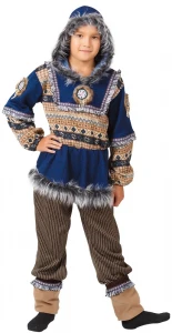 Детский национальный костюм «Эскимос» для мальчиков
