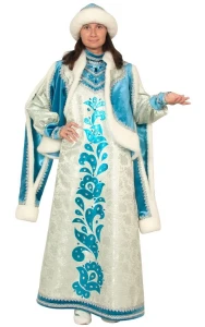 Карнавальный костюм Снегурочка «Хохлома» женский
