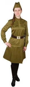 Карнавальный костюм Солдатка «Победы» женский