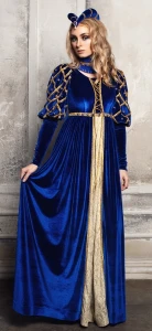 Карнавальный Исторический костюм «Инфанта» женский