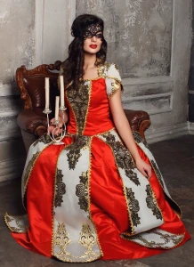 Карнавальный Исторический костюм «Елизавета» женский