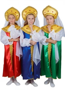 Маскарадный костюм «Царевна» для девочек