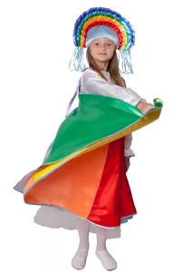 Карнавальный костюм «Радуга» для девочек