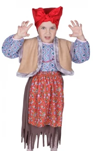 Детский костюм «Баба-Яга» для девочек