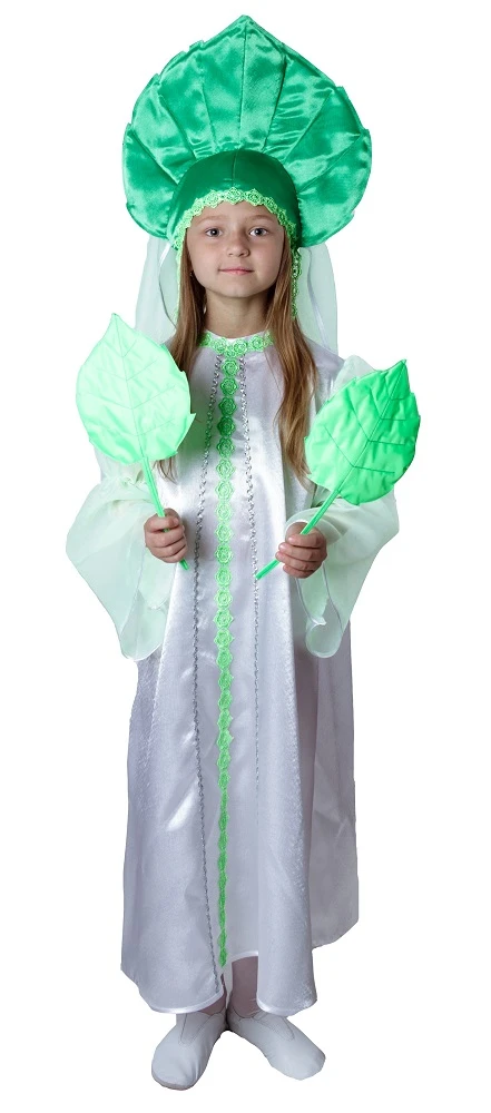 Маскарадный костюм «Березка» для девочек