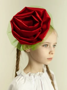 Карнавальная Шапочка Цветок «Роза» детская