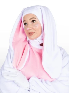Карнавальный костюм «Заяц» (Кролик) белый для взрослых